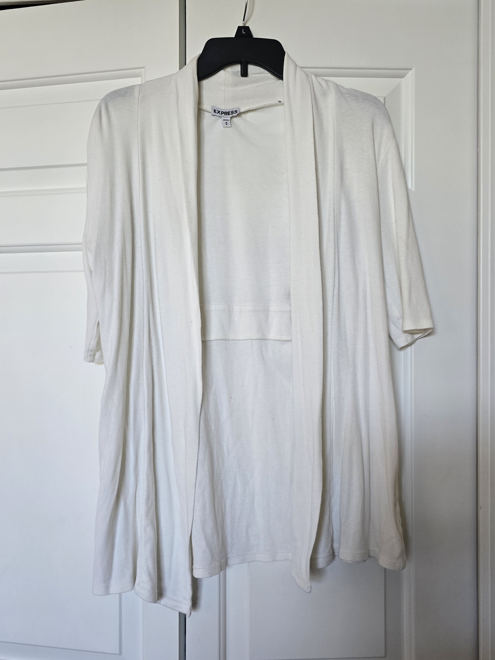 Cream Medium Cardigan Sweater